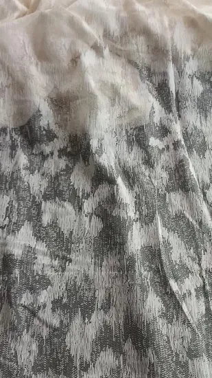 Fabriqué en Chine Prix bon marché de gros tricot tissu de rideau de fenêtre Jacquard