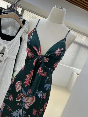 Chine Vêtements de mode Vêtements d'été Collection femme Lady Longuette Floral Beach Slip Dress Vêtement Vêtements personnalisés Robe à bretelles sexy Fabricants