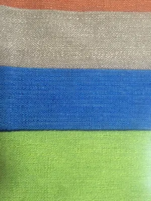 Tissu de canapé uni en lin/tissu tissé teint en pièce