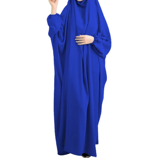 Robe musulmane de haute qualité pour femmes, vêtement de prière à capuche, Jilbab Abaya avec Turban, longue Robe à couverture complète, Robe de Ramadan, vêtements islamiques Abayas